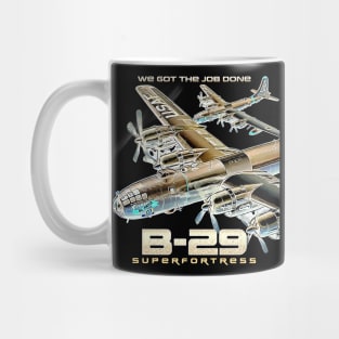 B29 Superfortress war ii era Bomber Aircraft Mug